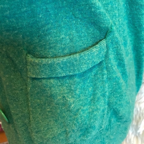 TCEC green button up cardigan sweater  medium - Picture 4 of 7